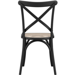 Fitzroy Set of 2 Black Cane Dining Chair - LPD Home - Wilko - thumbnail 4
