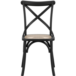 Fitzroy Set of 2 Black Cane Dining Chair - LPD Home - Wilko - thumbnail 5