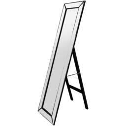 MirrorOutlet Horsley Cheval Free Standing Mirror 150 x 40cm - Clear - Wilko - thumbnail 1