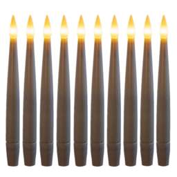 Samuel Alexander Warm White LED Floating Candle with Remote Control 10 Pack - Size: 15 x 14 x 14cm - Wilko