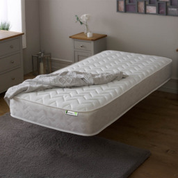Starlight Beds European Small Single White Zig Zag Hybrid Memory Foam and Spring Mattress - Wilko - thumbnail 3