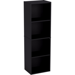 VIDA DESIGNS Oxford 4 Shelf Black Bookcase - Wilko - thumbnail 3