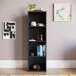 VIDA DESIGNS Oxford 4 Shelf Black Bookcase - Wilko - thumbnail 5
