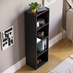 VIDA DESIGNS Oxford 4 Shelf Black Bookcase - Wilko - thumbnail 7