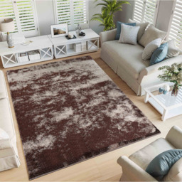 Desire Rug Modern Bronze Two Tone Shimmer Soft Shaggy Area Rug 80 x 150cm - Desire Rugs - Wilko - thumbnail 3