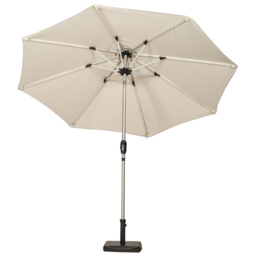 Royalcraft Cream Crank and Tilt LED Parasol 2.7m - Wilko - thumbnail 3