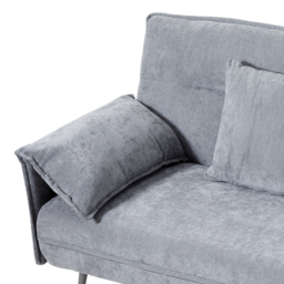 H&O Direct 3 Seater Grey Contemporary Convertible Sofa Bed - Wilko - thumbnail 6