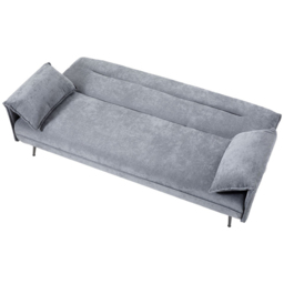 H&O Direct 3 Seater Grey Contemporary Convertible Sofa Bed - Wilko - thumbnail 4