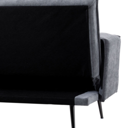 H&O Direct 3 Seater Grey Contemporary Convertible Sofa Bed - Wilko - thumbnail 7