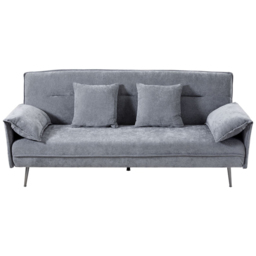 H&O Direct 3 Seater Grey Contemporary Convertible Sofa Bed - Wilko - thumbnail 3