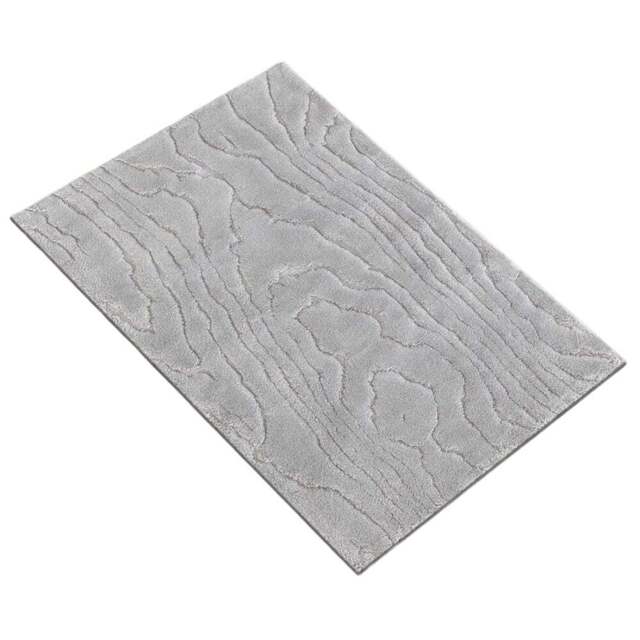 Aspen Wood Bath Mat - Light Grey/100cm - Wilko - image 1
