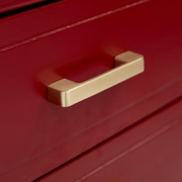 Palazzi 2 Drawer Red Bedside Table - Wilko - thumbnail 7