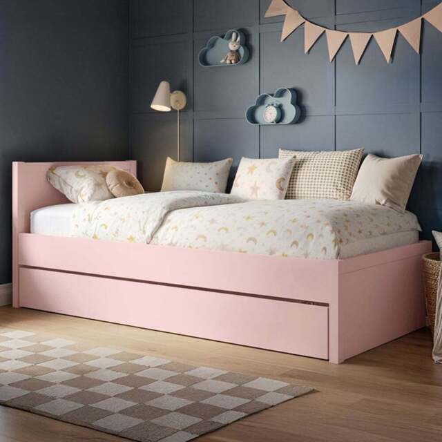 Flair Oli Single Pink 2 Drawer Storage Bed - Wilko - image 1