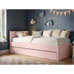 Flair Oli Single Pink 2 Drawer Storage Bed - Wilko - thumbnail 7