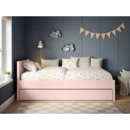 Flair Oli Single Pink 2 Drawer Storage Bed - Wilko - thumbnail 5