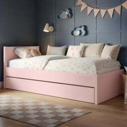 Flair Oli Single Pink 2 Drawer Storage Bed - Wilko