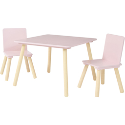 Liberty House Toys Kids 2 Seater Table Pink - Size: 44 x 60 x 60cm - Wilko - thumbnail 3