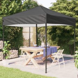 vidaXL 3 x 3m Anthracite Foldable Party Tent - Grey - Wilko