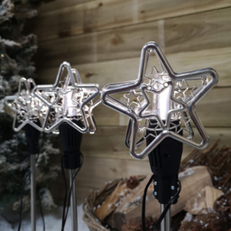 Samuel Alexander 3 Pack Warm White Star Flashing LED Christmas Pathfinder Light - Size: 100 x 500 x 100cm - Wilko - thumbnail 5