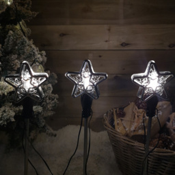 Samuel Alexander 3 Pack Warm White Star Flashing LED Christmas Pathfinder Light - Size: 100 x 500 x 100cm - Wilko - thumbnail 1