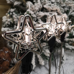 Samuel Alexander 3 Pack Warm White Star Flashing LED Christmas Pathfinder Light - Size: 100 x 500 x 100cm - Wilko - thumbnail 3
