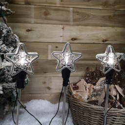 Samuel Alexander 3 Pack Warm White Star Flashing LED Christmas Pathfinder Light - Size: 100 x 500 x 100cm - Wilko - thumbnail 7