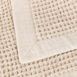 Yard Canopy Natural Waffle Throw 240 x 260cm - Size: 260 x 240cm - Cream - Yard Living - Wilko - thumbnail 4