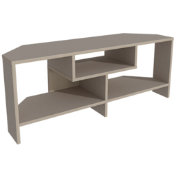 Decorotika Maldives 3 Shelf Beige Corner TV Unit - Size: 46.8 x 120 x 19.6cm - Cream - Wilko - thumbnail 3