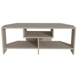 Decorotika Maldives 3 Shelf Beige Corner TV Unit - Size: 46.8 x 120 x 19.6cm - Cream - Wilko - thumbnail 5