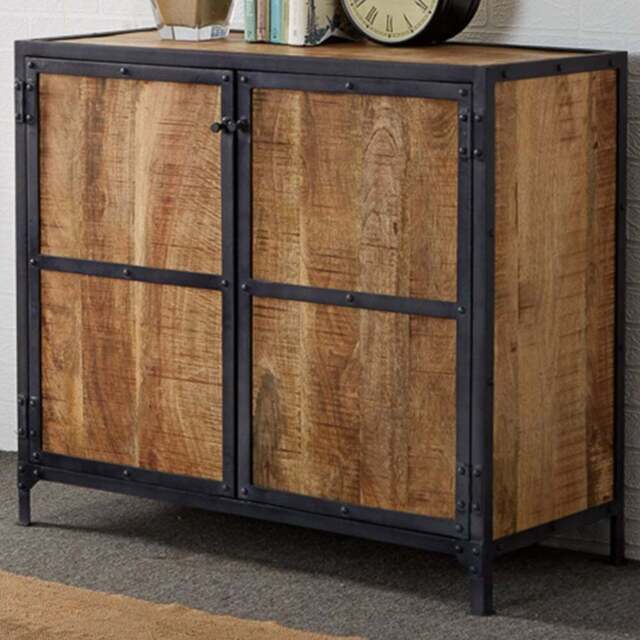 Brooklyn Akos 2 Door Wooden Sideboard - Brown - Wilko - image 1