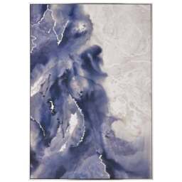 Art For The Home Serene Waves  70 x 100 x 5cm - Size: 3 x 70 x 100cm - Multi - Wilko
