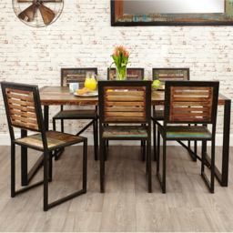 Baumhaus Urban Chic Set of 2 Dining Chair - Multi - Wilko - thumbnail 5