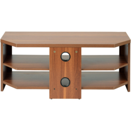TTAP Memphis 2 Shelf Walnut TV Stand - Size: 14.4 x 100 x 39.5cm - Brown - Wilko - thumbnail 6