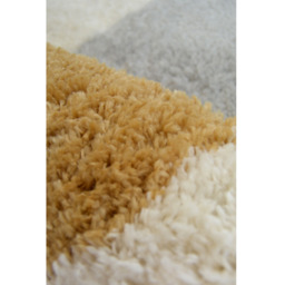 Homemaker Ochre Blocks Snug Shaggy Rug 120 x 170cm - Yellow - Wilko - thumbnail 3