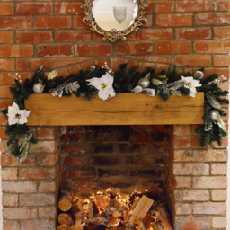 Samuel Alexander Snow Flocked Christmas Garland with Poinsettia and Bauble 180cm - White - Wilko - thumbnail 3