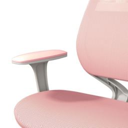 Portland Pink Swivel Office Chair with Security Wheels - Size: 94.5 x 48 x 55cm - Wilko - thumbnail 4