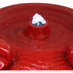 Teamson Home Red Glazed Pot Floor LED Light Outdoor Fountain - Size: 43.0 x 39.0 x 39.0cm - Wilko - thumbnail 4