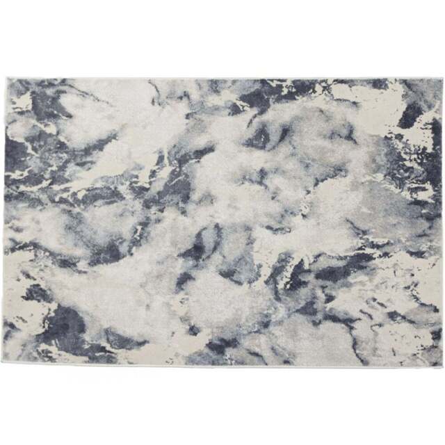 Eselle Muse Bahia Navy Marble Rug 160 x 230cm - Blue - Wilko - image 1