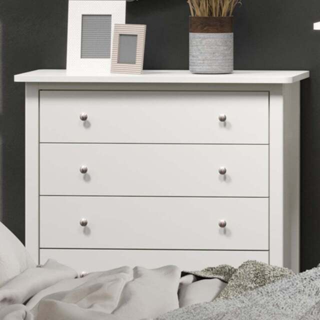 Como 4 Drawer White Chest of Drawers - Wilko - image 1
