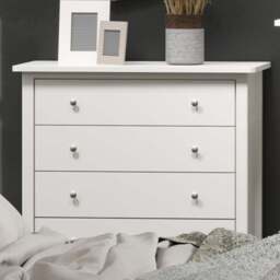 Como 4 Drawer White Chest of Drawers - Wilko - thumbnail 1