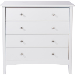 Como 4 Drawer White Chest of Drawers - Wilko - thumbnail 6