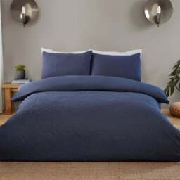 Sanderson Pinsonic Duvet Set Navy Double - Divante - Wilko