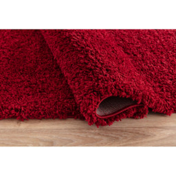 Desire Rugs Oxford Red Plain Shaggy Rug 60 x 110cm - Wilko - thumbnail 4