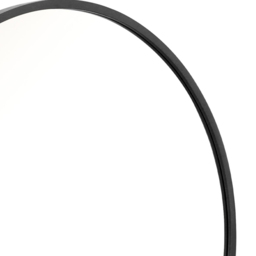 MirrorOutlet The Circulus Black Flat Bottom Circular Outdoor Garden Wall Mirror 126 x 120cm - Size: 120 x 126 x 3cm - Wilko - thumbnail 6