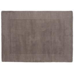 Esselle Home Esme Grey Wool Rug 80 x 150cm - Wilko