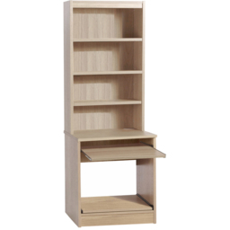 R White Cabinets 4 Shelf Printer Desk Stand with Hutch Brown - Size: 182.8 x 60 x 54cm - Wilko - thumbnail 3