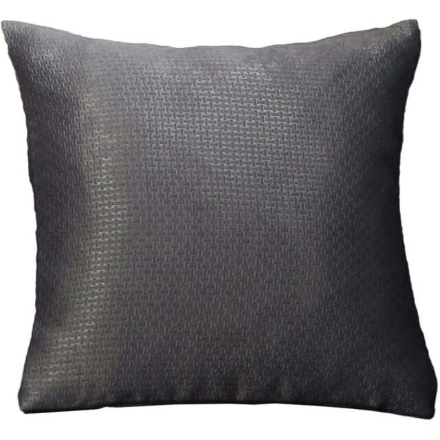 Serene Metro Charcoal Grey Cushion Cover - Size: 43 x 43cm - Wilko - image 1