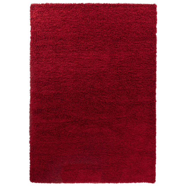 Desire Rugs Oxford Red Plain Shaggy Rug 160 x 230cm - Wilko - image 1