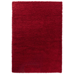 Desire Rugs Oxford Red Plain Shaggy Rug 160 x 230cm - Wilko - thumbnail 1