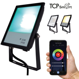 TCP RGB Adjustable Colour and Temperature Smart Outdoor Floodlight - Size: 170.00 x 14.6 x 3.5cm - Multi - Wilko - thumbnail 3